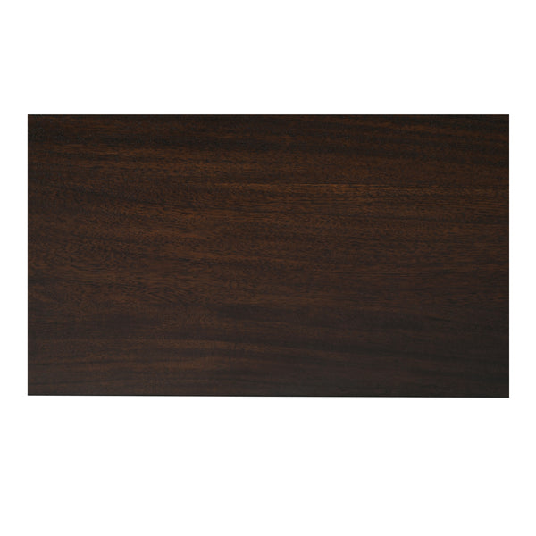 Vivian Queen Bed Dark Brown with Turned Detailing