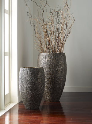 String Theory Planter, Bronze, Medium