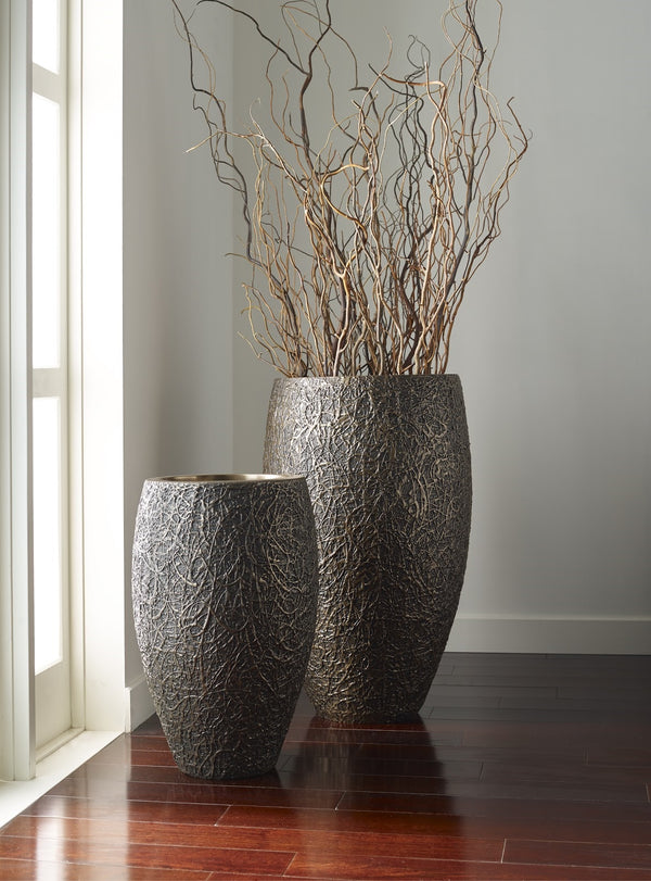String Theory Planter, Bronze, Medium