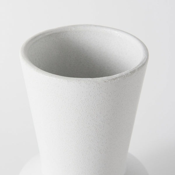 Laforge 9.4H Small White Ceramic Vase