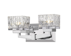Rubicon 2 Light Vanity in Chrome Finish