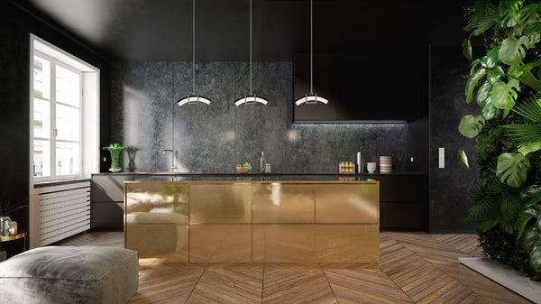 Arc 1 Light Island/Billiard in Chrome Finish