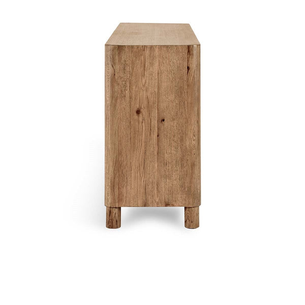 Orlando Solid Wood 4Dr Buffet with Oak Veneer