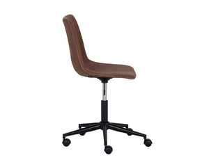 Cal Industrial Office Chair - Antique Brown