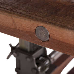 Manchester 84-Inch Adjustable Reclaimed Teak Wood Dining Table