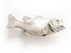 Largemouth Bass Fish, Silver Leaf
