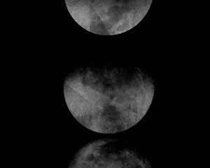MOON PHASES - 72" X 30" - CHARCOAL FRAME
