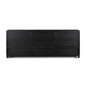 Millie 9 Drawer Dresser In Drifted Matte Bl
