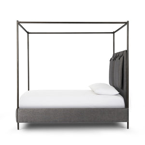 Leigh Canopy King Bed - San Remo Ash