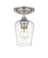 Joliet 1 Light Flush Mount in Brushed Nickel Finish
