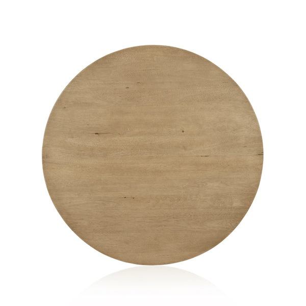 Mesa Large Round Coffee Table In Lght Brshd
