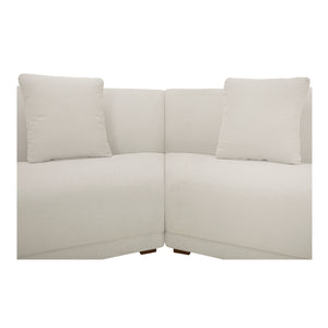 Fraser 4 Piece Modular Sectional in Off White