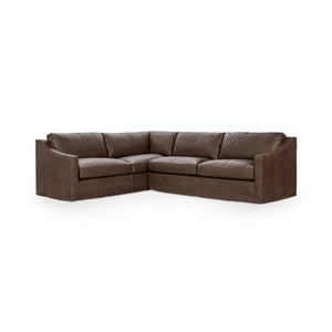 Kipton 2-Piece Sectional Sofa in El Paso-Brown