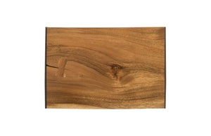 Iron Frame Counter Stool, Chamcha Wood, Natural