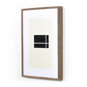 Equitable II by FH Art Studio In 234521 And 001 And 24.0x32.0 And Rustic 2.5 Walnut And Medium