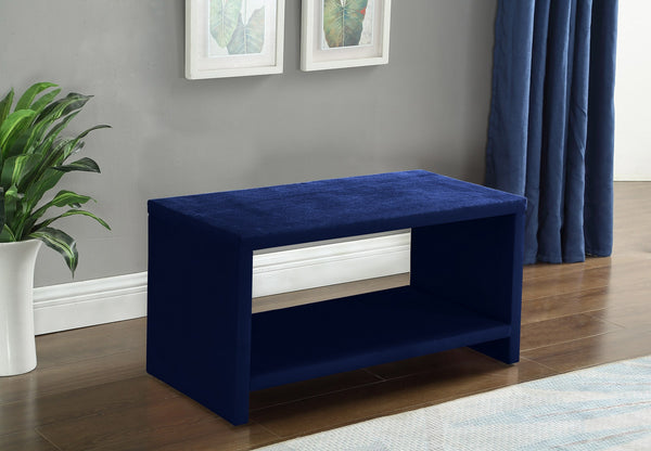 Diana Night Stand In Navy Velvet