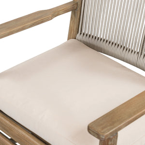 Rosen Outdoor Dining Armchair In Natural