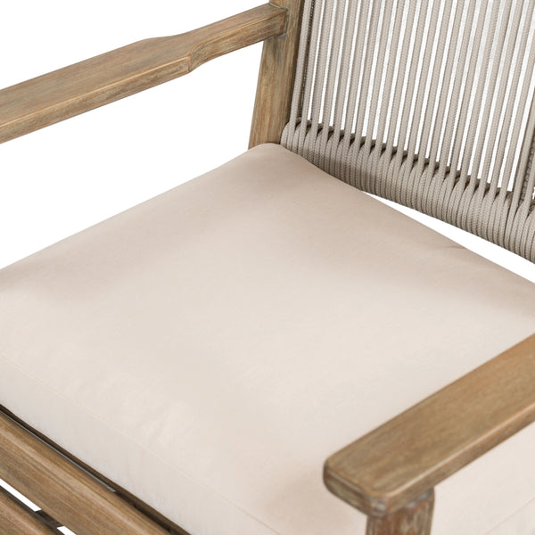 Rosen Outdoor Dining Armchair In Natural