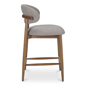 Ellie Counter Stool in Light Brown by Moe's
