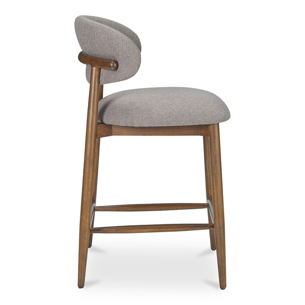 Ellie Counter Stool in Light Brown by Moe's