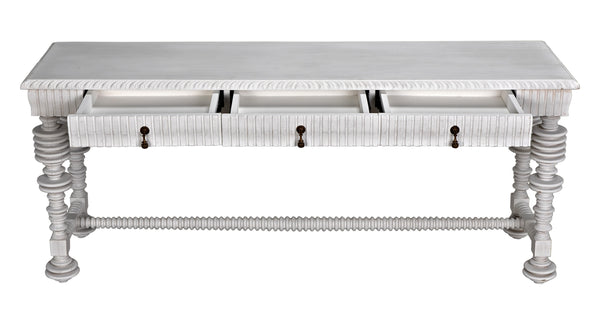 Portuguese Console, White Wash