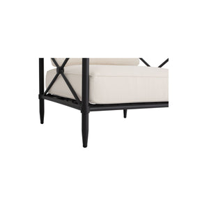 Moe's Willow Outdoor Accent Chair in Cream