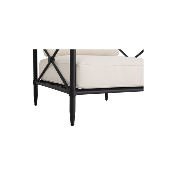Moe's Willow Outdoor Accent Chair in Cream
