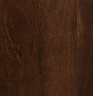 Sydney Solid Mango Wood Bookcase - Bark Brown