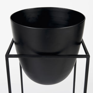 Bumble (Set of 2) 12L x 12W x 32H Black Plant Stands