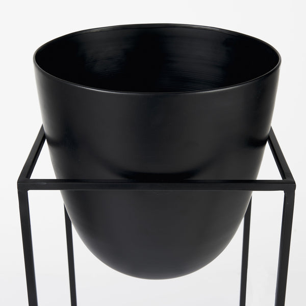 Bumble (Set of 2) 12L x 12W x 32H Black Plant Stands