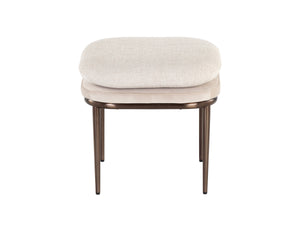 KOFFI STOOL - DARK BRONZE - CHACHA CREAM / MEG TAUPE