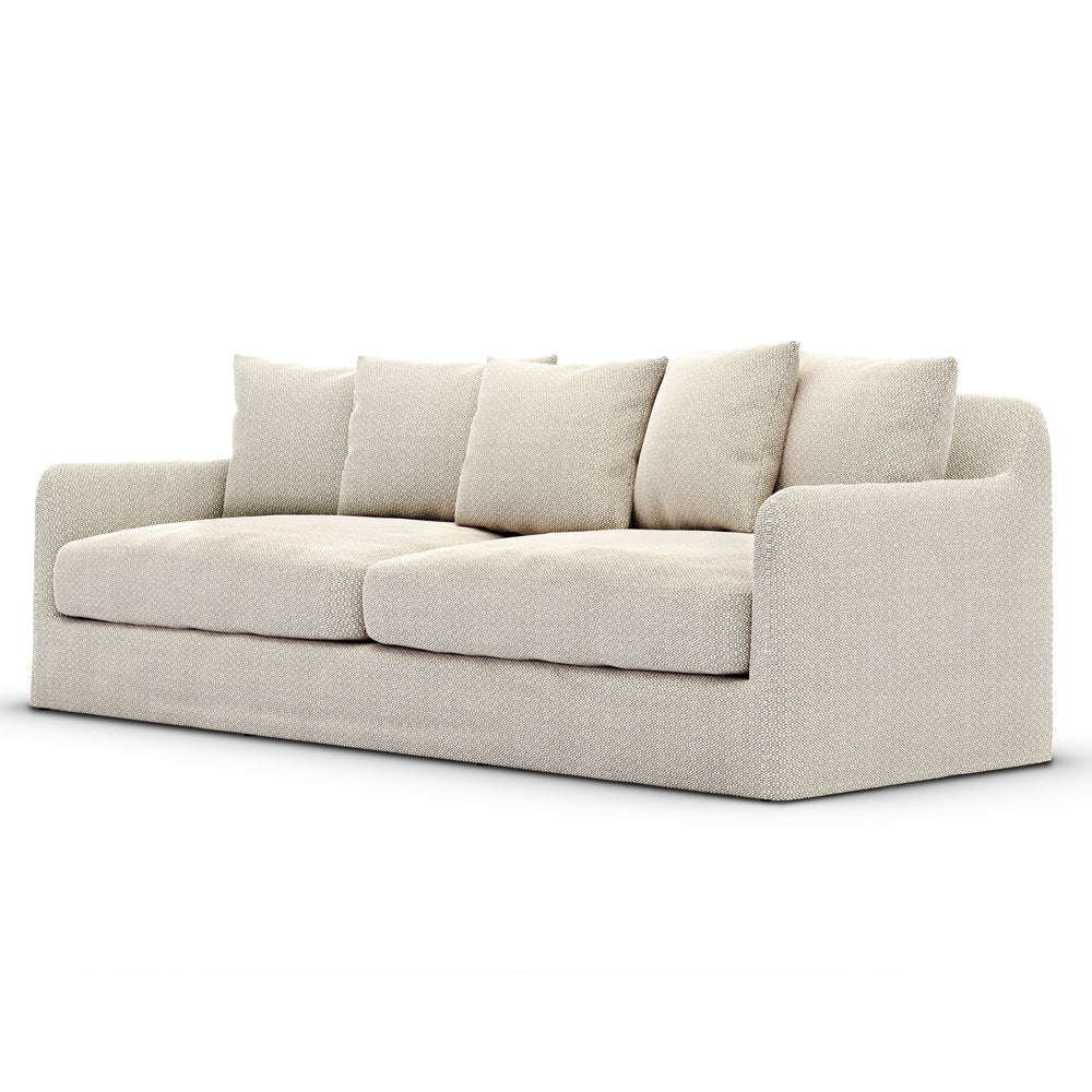 Dade Outdoor Sofa In 90" In Faye Sand