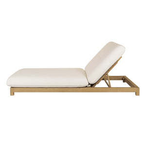 Enzo Outdoor Adjustable Lounge Chair in White