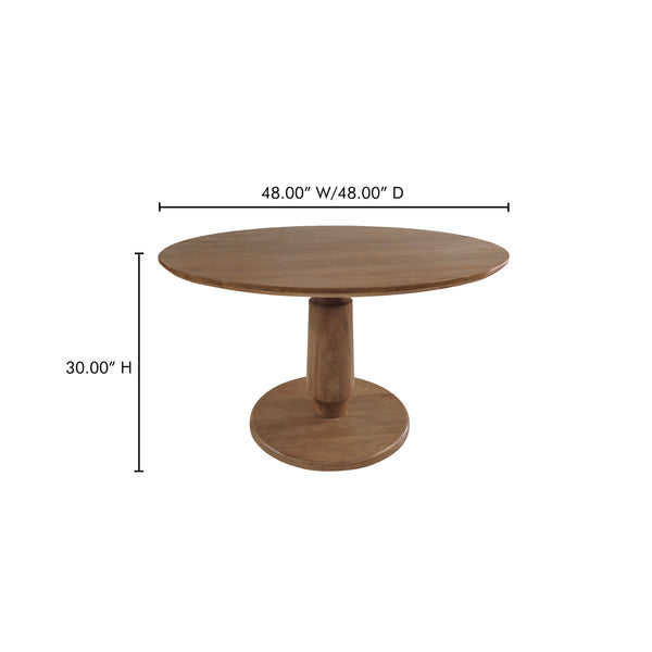 Moe's Clark Dining Table with Beveled Edge
