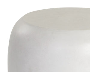 IOLITE END TABLE - WHITE
