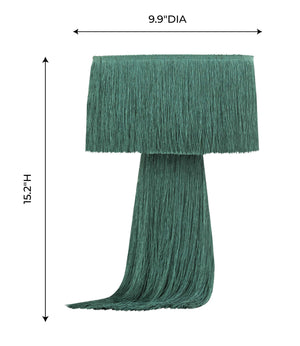 Atolla Emerald Tassel Table Lamp