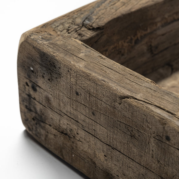 Carson (Small) 24L x 24W Brown Reclaimed Wood Tray