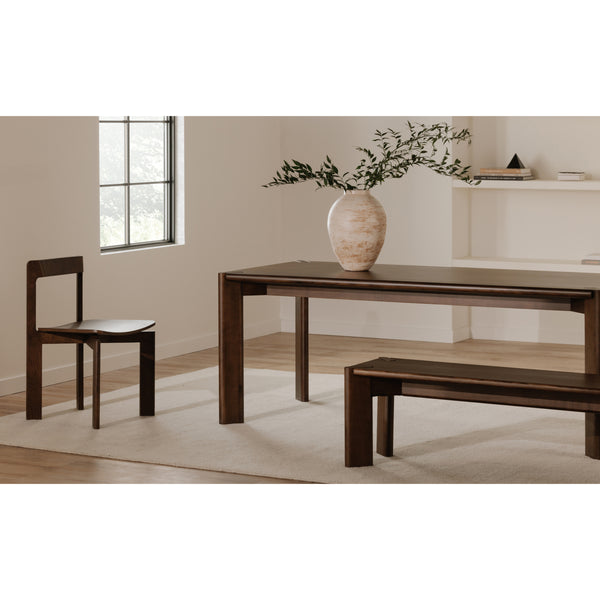 Moe's Daifuku Large Dining Table in Walnut Stained Ash