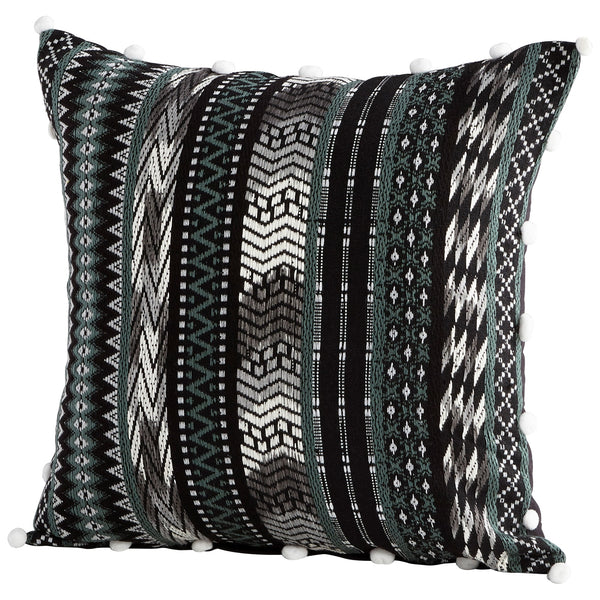 Pillow Cover | Green & Black - 18 x 18
