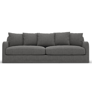 Dade Outdoor Sofa In 90" In Charcoal