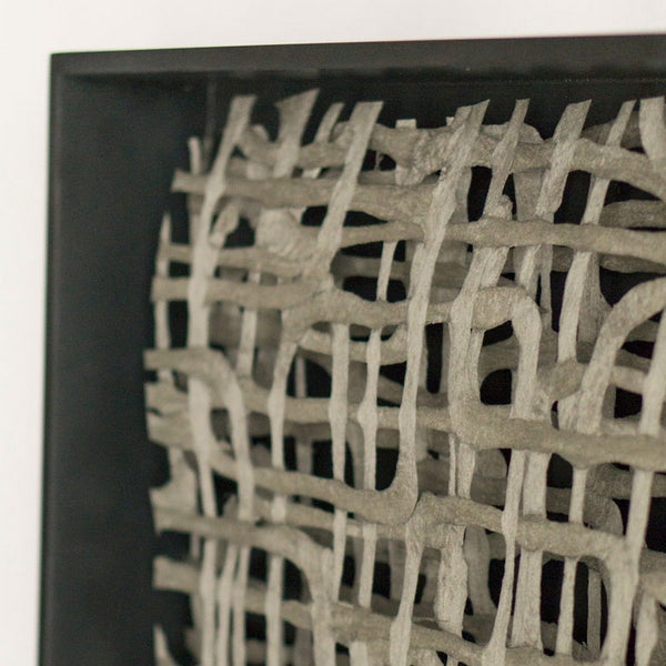 Shadow Box 'Metro Paper', black frame