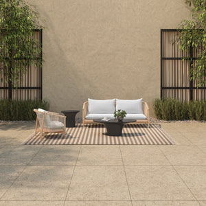 Yumi Outdoor Coffee Table in Black