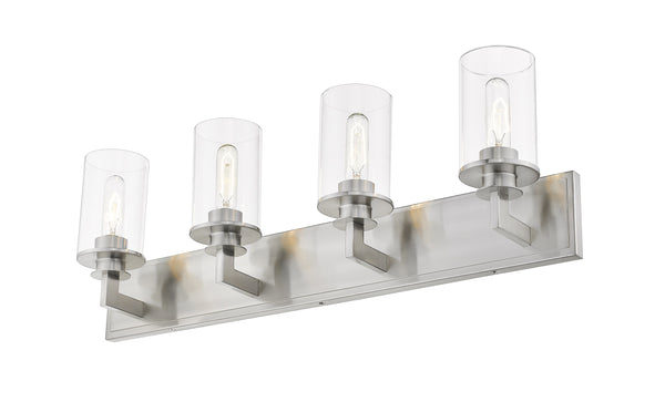 Savannah 4 Light Vanity in Brushed Nickel Finish