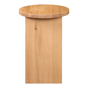 Moe's Grace Accent Table in Natural Oak