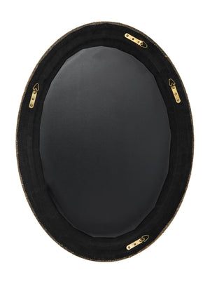 Valley Raffia Oval Wall Mirror, Natural