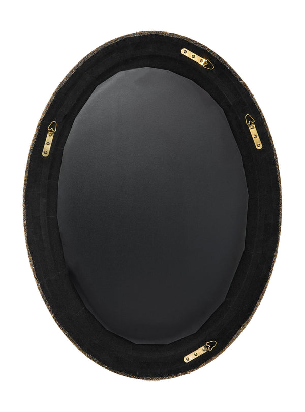 Valley Raffia Oval Wall Mirror, Natural