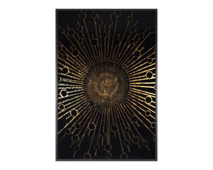Supernova - 48" X 72" - Charcoal Frame
