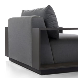 Branford Outdoor Metal Chair - Arashi Graphite