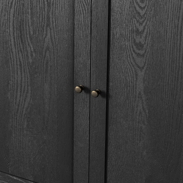 Millie Single Vanity - Satin Drifted Black Veneer