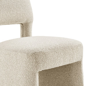 Willa Boucle Dining Side Chair, Milford Beige 